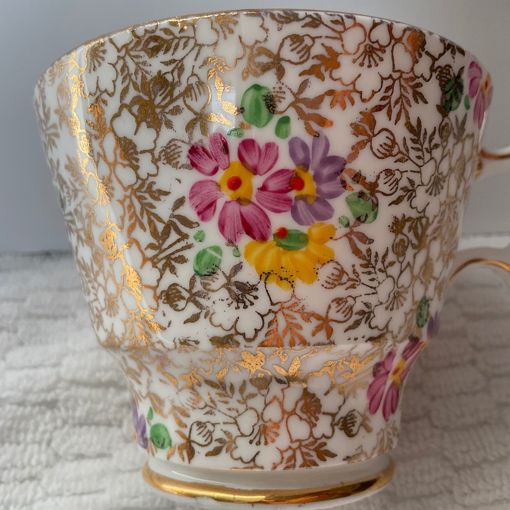 Phoenix Bone China - T. F. & S. Ltd - Teacup and Saucer Made in England - Picture 7 of 16